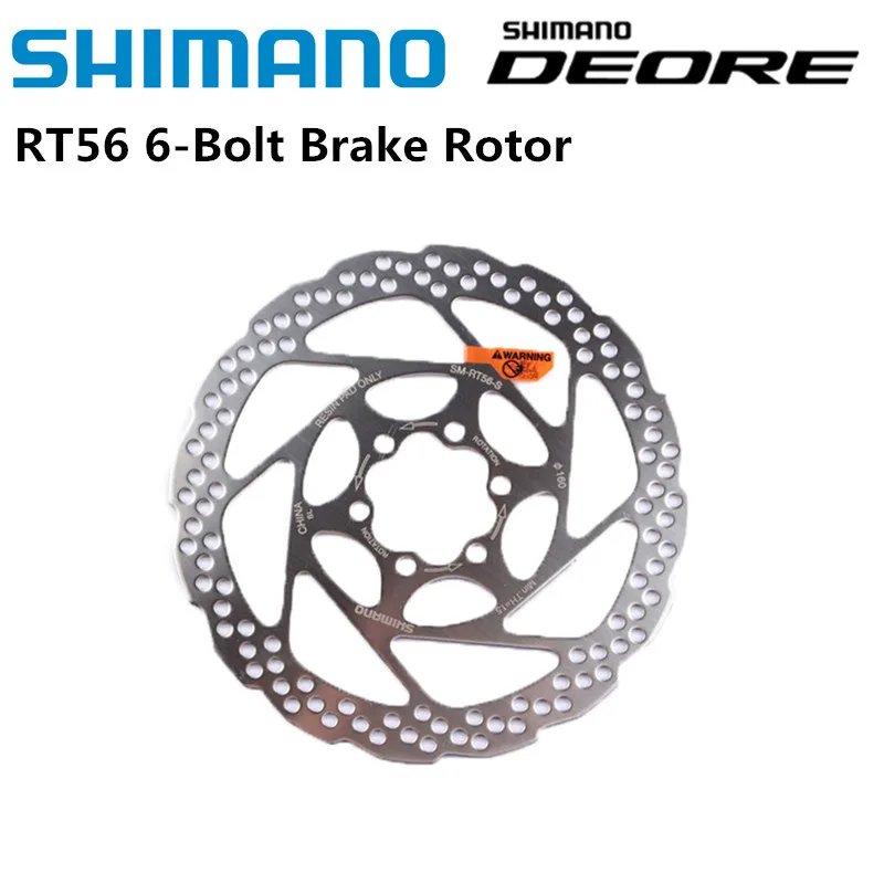 

Shimano Deore RT56 160mm 6 Bolt Brake Disc Mountain Bike Bicycle Rotor SM-RT56 M6000 MTB Bike Brake Disc 160MM