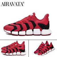 airavata mens running sneakers lace up popcorn caterpillar shoes casual outdoor fashion sports athletic non slip shoes