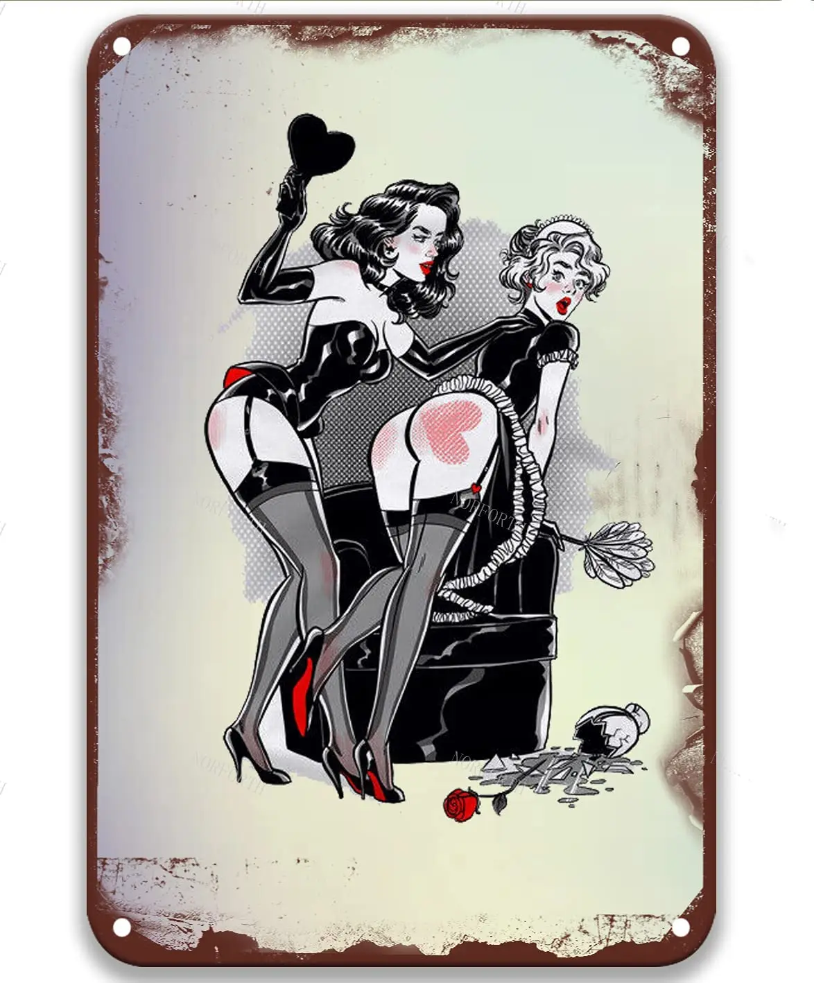 

Pinup Pinup Modern Metal Tin Signs for Home Garage Cafe Club Bar Farm or Store Decoration
