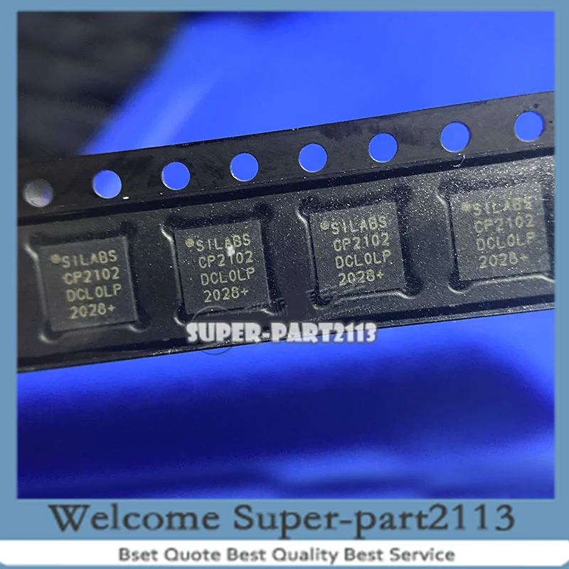 

Free shipping 10pcs/lot CP2102-GMR CP2102 QFN-28 USB to UART Bridge Controller