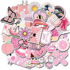 103050 шт. милые розовые маленькие свежие Мультяшные наклейки для ноутбука, чемодана, граффити, водонепроницаемые декоративные игрушки, оптовая продажа