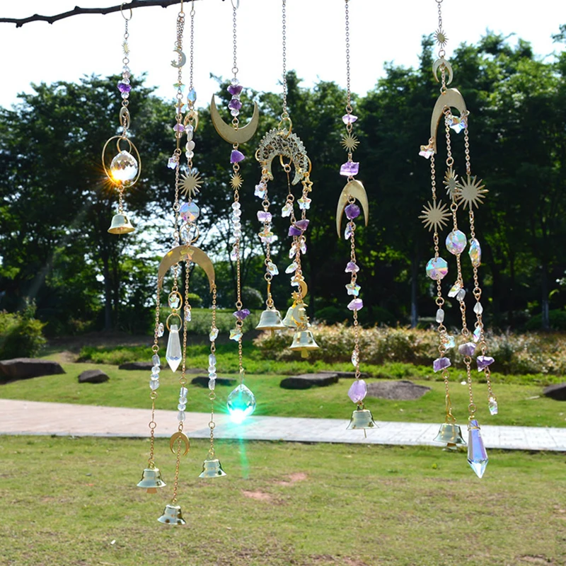 

Window Beautiful Hanging Ornament Crystal Prism Suncatcher Crystal Pendant For Indoor Garden NIN668