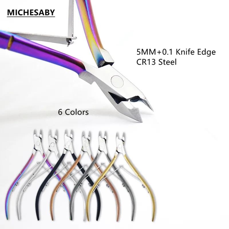 

6-Color Dead Skin Scissors, Nail Scissors, Fine Knife Edge, Stainless Steel, Beautiful Cosmetic Tools