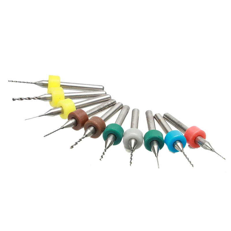 0.3-1.2mm Tungsten Steel Carbide Drill Bit Set For Watch Repair Circuit Board Tungsten Watchmaker Repair Tool