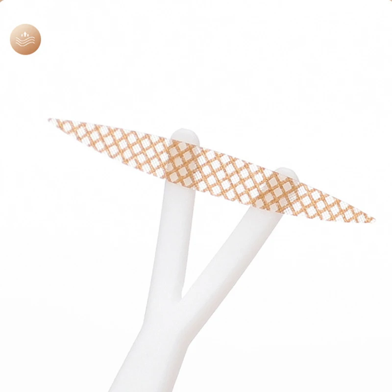 400 пар оливковое кружевной юбкой в форме наклейки для двойного века век Ленточные