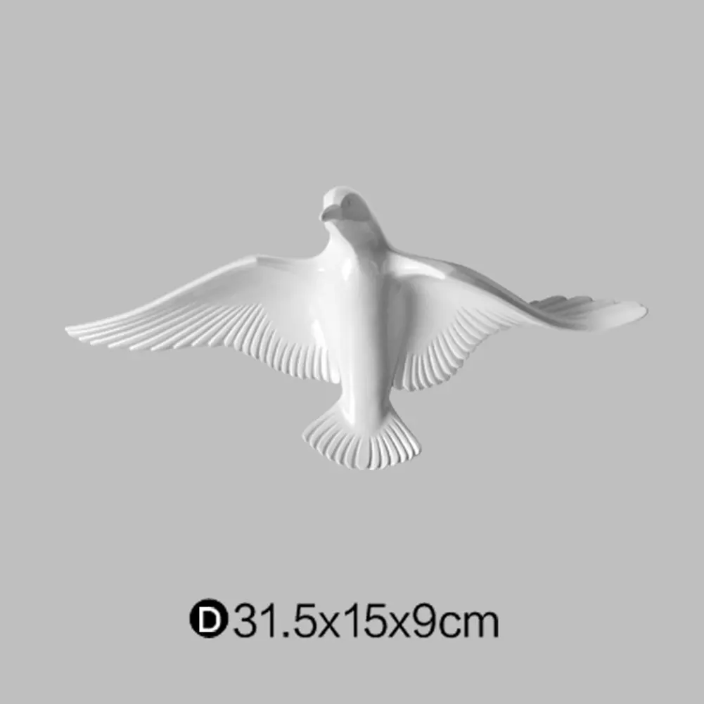 Декоративные стенные скульптуры в виде рыб гостиной 3D эффект клейкая лента Чайка