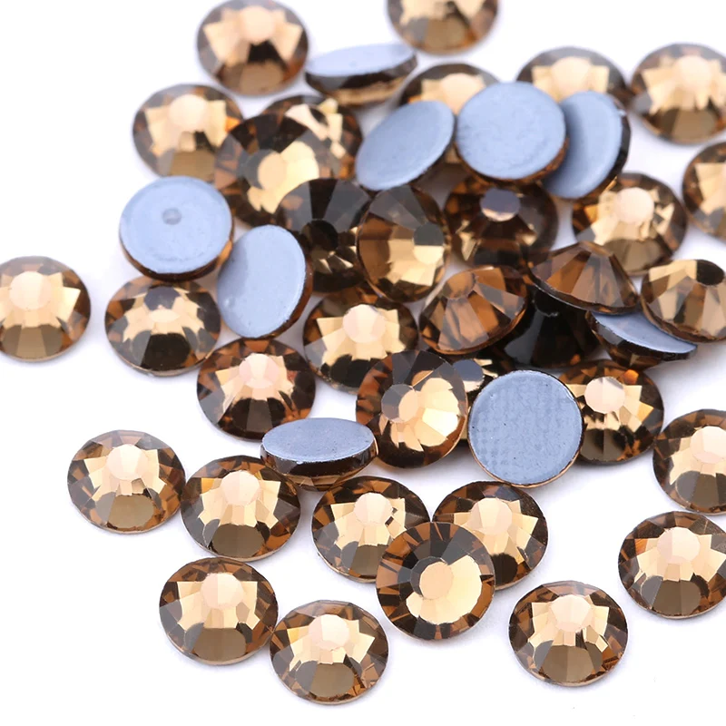 Желтый бант не требующей горячей фиксации стразы s SS6-SS30 с украшением в виде