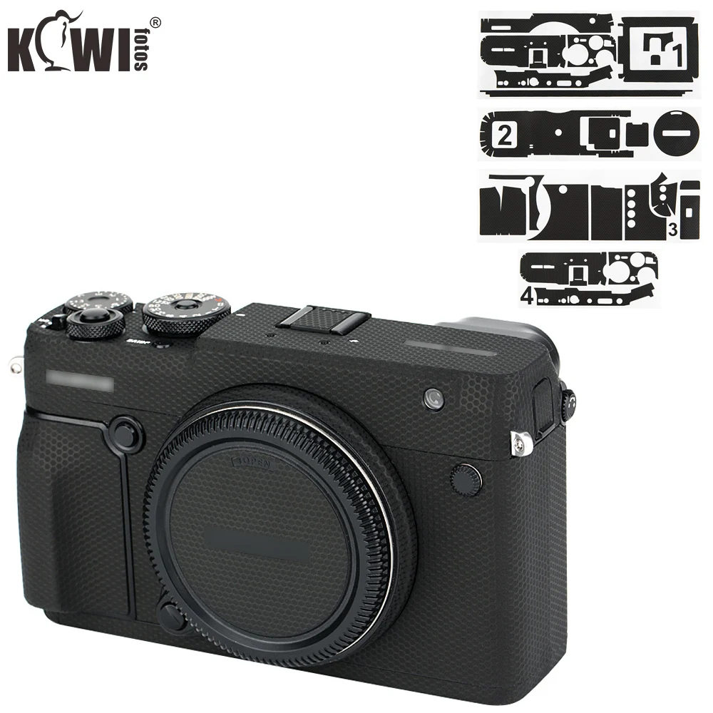 Наклейка на корпус камеры Kiwi для Fuji Fujifilm GFX 50R комплект износостойкой защитной