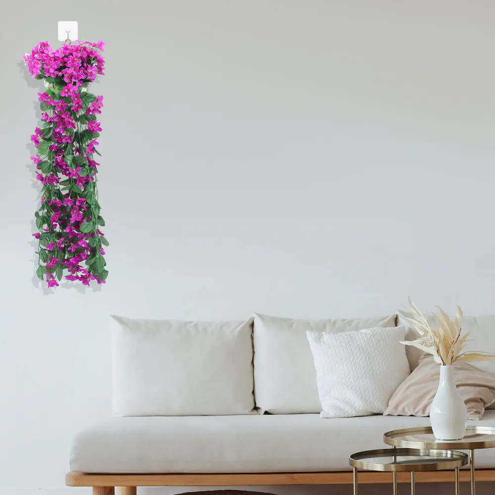 

1 Set Faux Wall Hanging Premium Vivid Ceiling Violet Artificial Violet