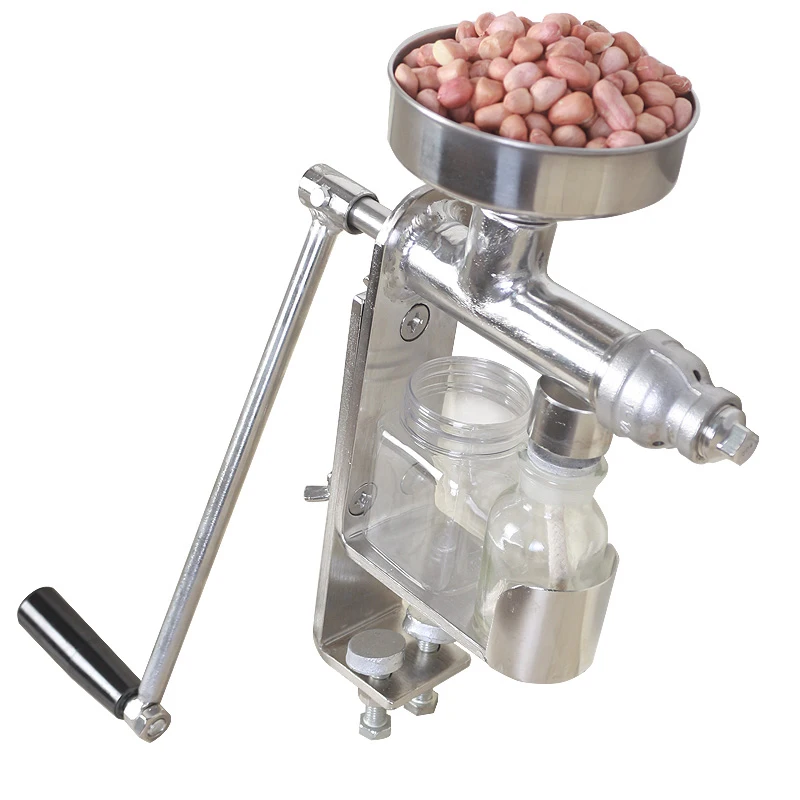 Ручной пресс для масла ручной экстрактор семян арахиса нержавеющая сталь |