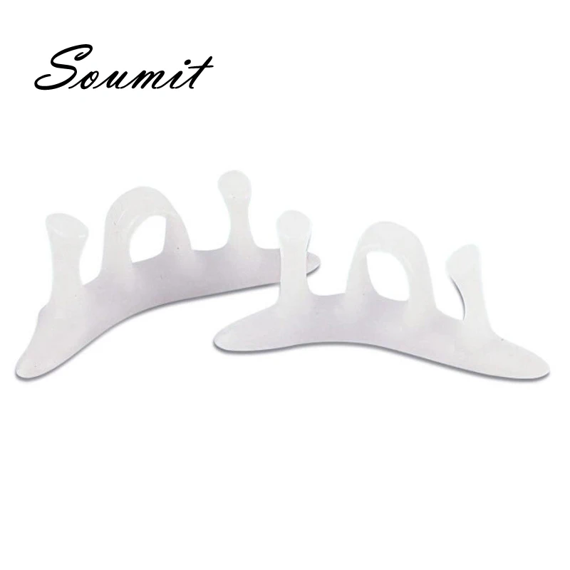 

1Pair Toe Silicone Bunion Guard Foot Care Orthopedic Toe Separators Finger Toe Separator Correction Pad Foot Care Tool Toe Liner