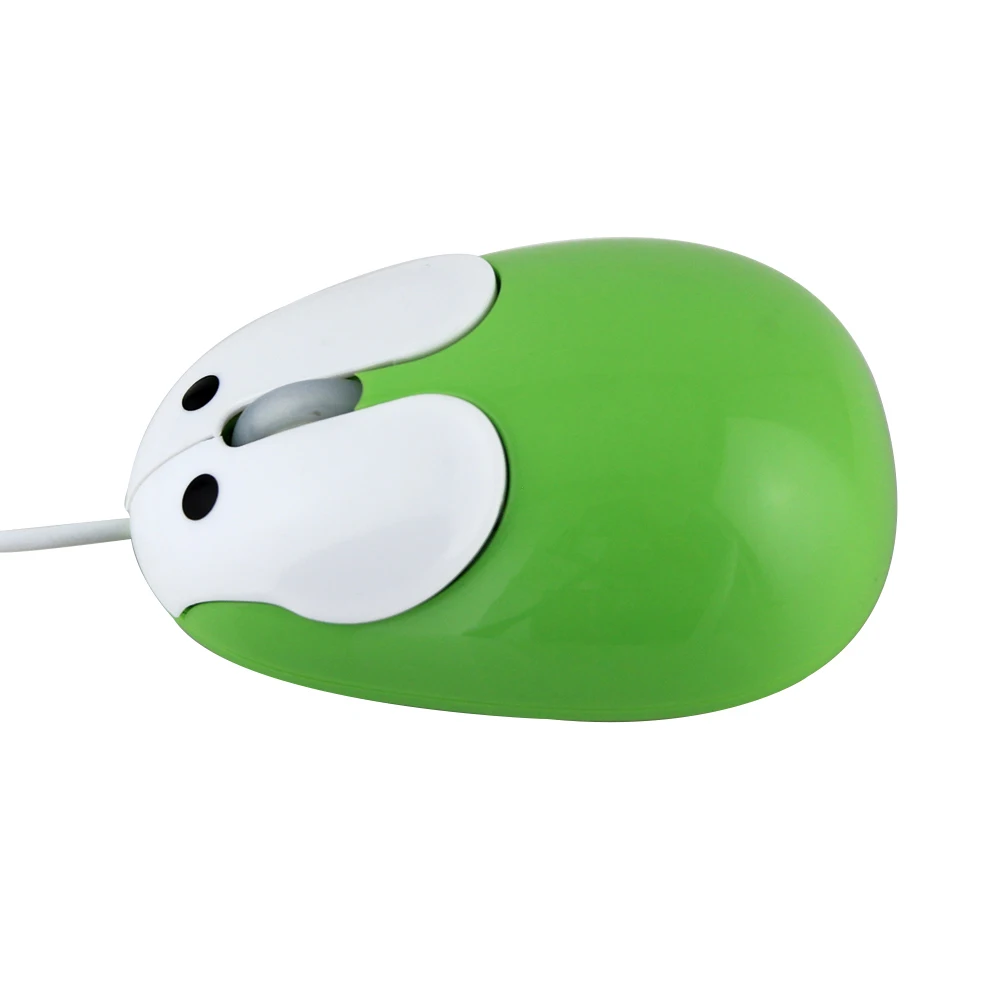 Мини Проводная компьютерная мышь милые животные оптический Usb кабель Mause милый мультяшный кролик портативный розовый подарок мыши для детей для ноутбука
