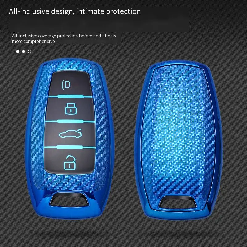 

Key Case for Harvard H6 Haval H6 Coupe Sports Version H S/H7/M6 Auto Key Bag Shell Cover Buckle Carbon Fiber TPU Car Accessories