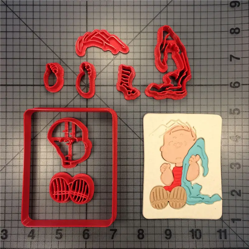 3D Печатный пластиковый Чарли коричневый Снупи Пилигрим деревянный сток