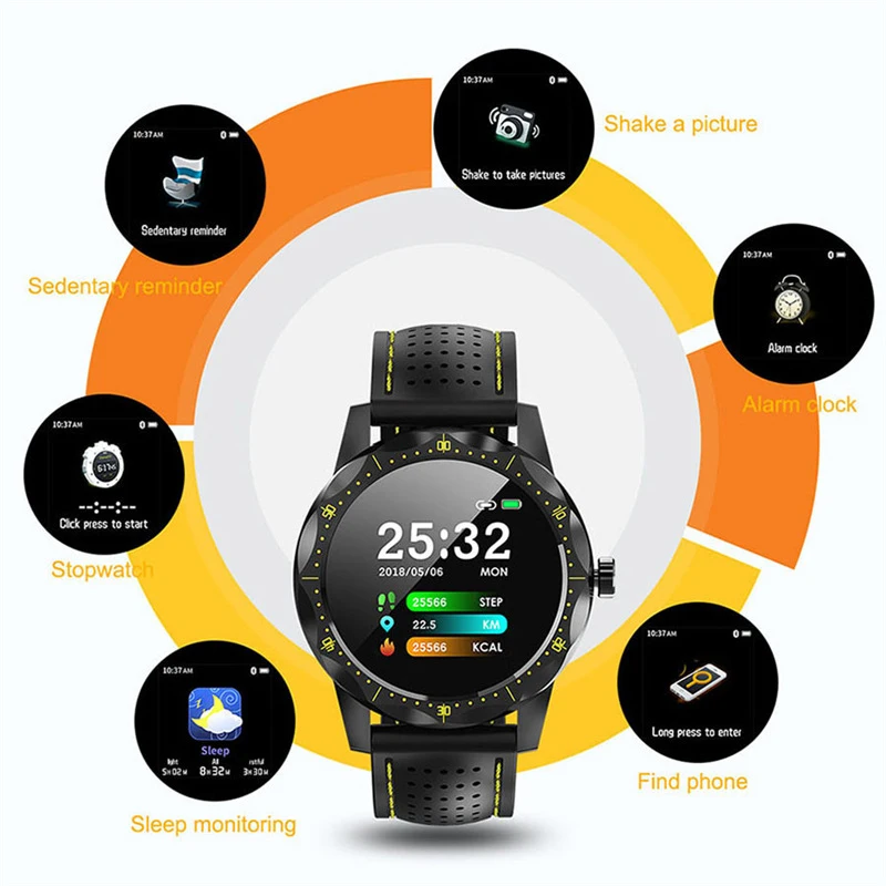 

New Smart Watch Waterproof IP67 Long Standby Smart Wristwatch Heart Rate Blood Pressure Calorie Consumption Sports Watch GW68