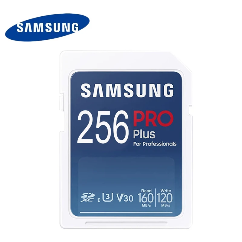 

Samsung PRO PLUS SD Card High Speed 160M/S 4K U3 SDXC Memory Card 64GB 128GB 256GB 512GB Digital Camera Professional EDITION 32G