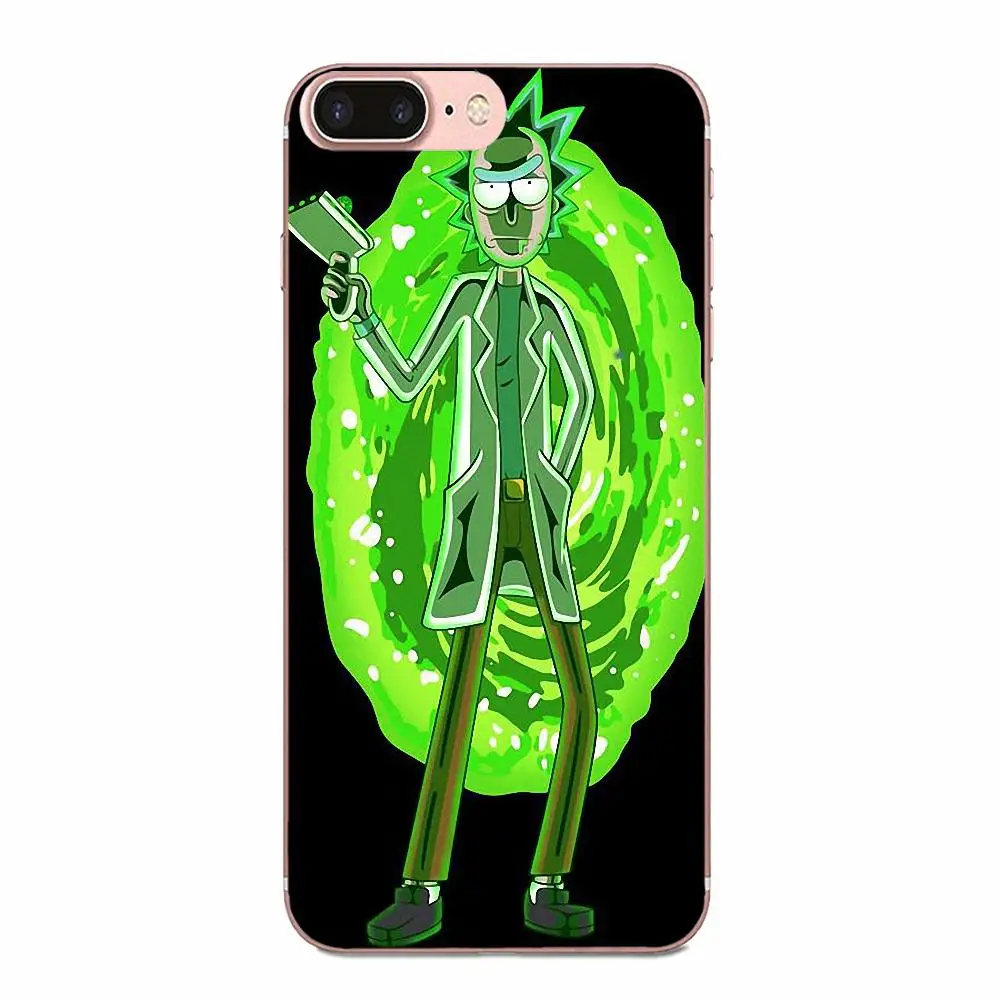 Чехол накладка для мобильного телефона из ТПУ чехлы с принтом Рик и Морти мягкие