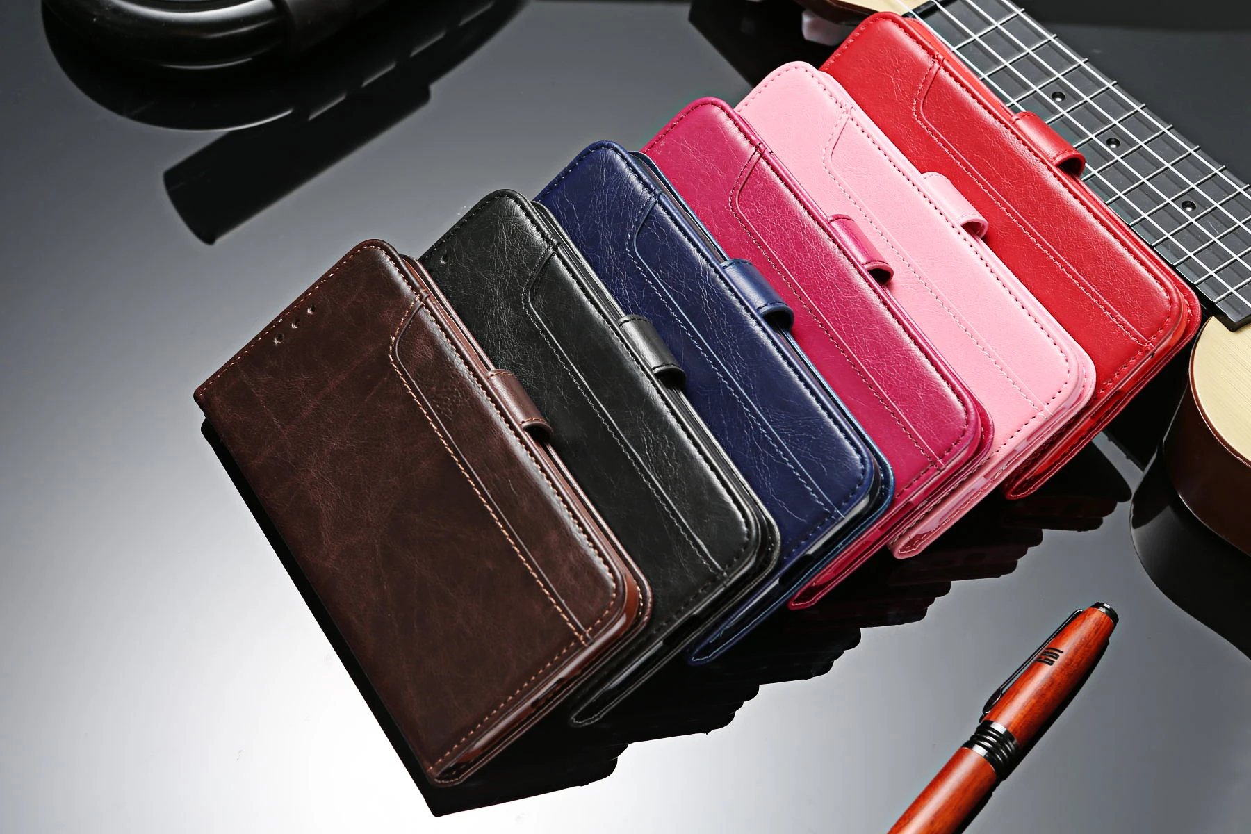 

Multi Card Slot Leather Case for iPhone 12 Mini 11 Pro Max SE 2020 X XS XR 6S 7 8 Plus Cover Crazy Horse Pattern Flip Phone Capa