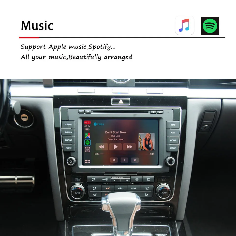 WIFI Wireless iPhone CarPlay Android Auto For VW Phaeton 2009-2016 RNS810 Apple Car Play Mirror Link Multimedia Video Interface |