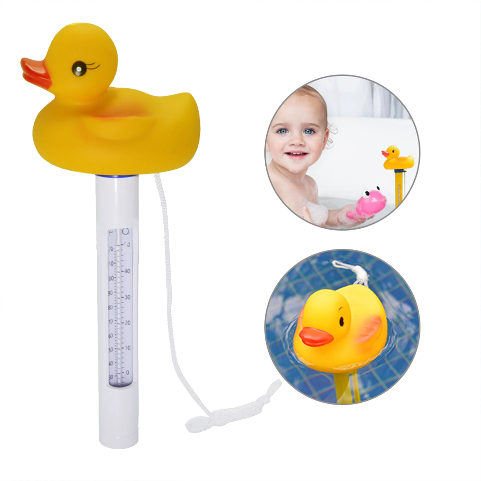 Термометр для плавательного бассейна мультяшный термометр воды Акула утка