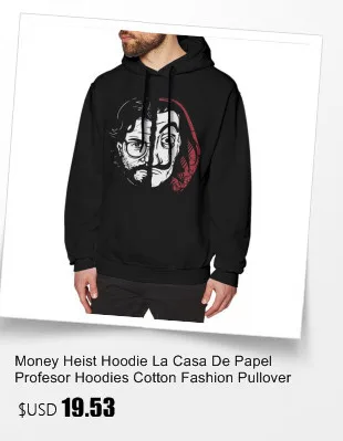 Money Heist футболка La Casa De Papel футболка Милая Мужская футболка уличная одежда хлопковая Футболка с принтом и короткими рукавами