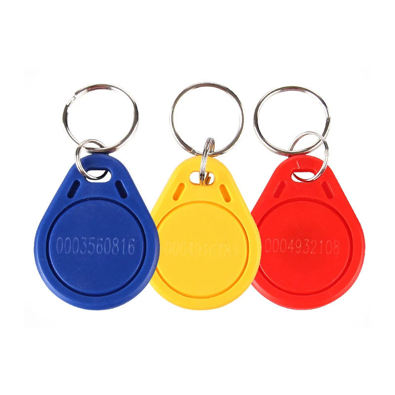 Брелок RFID 100 шт./лот EM4100 125 кГц с чипом TK4100 | Безопасность и защита