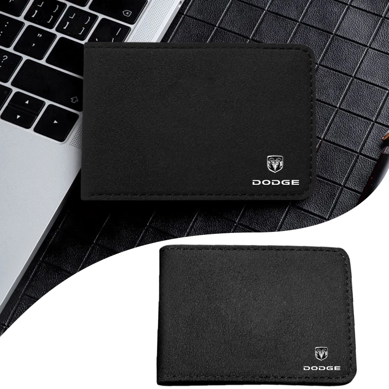 

1Pcs Dirty-resistant protective card holster decoration for driver's license For Dodge Journey Caliber ram durango 2021 logo
