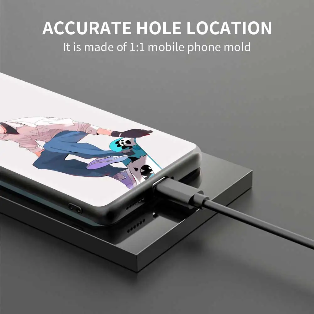 

SK8 the Infinity SNOW REKI Phone Case for Xiaomi Poco X3 NFC Mi 11 Shell for Redmi Note 9S 8 Pro 9 7 8T 9C 9A Silicone Cover