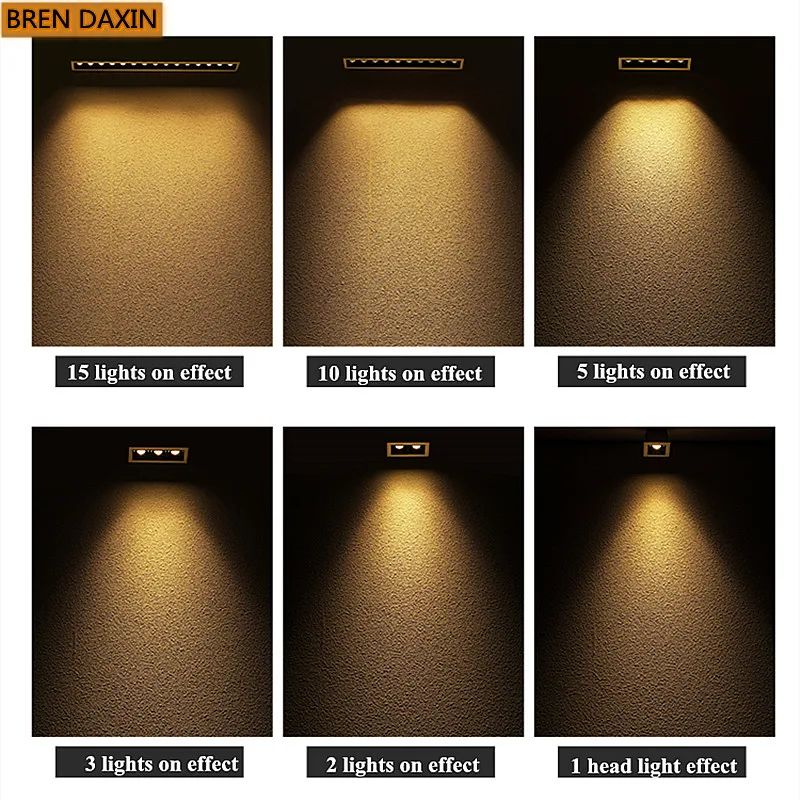 Dimmable LED Downlight Grille lamp Spot Light Indoor2W/4W/6W/10W/20W/30W Recessed Strip CREE COB ceiling Indoor Lighting | Освещение