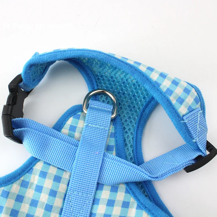 Шлейка для собак чихуахуа нейлоновая сетчатая жилетка мопса маленьких и средних
