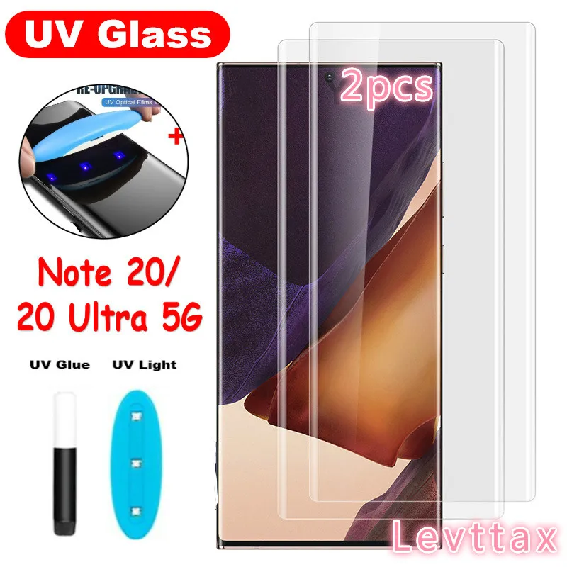 

3D изогнутое жидкое УФ закаленное стекло для Samsung Galaxy Note 20pro 0ultra 20 S20 S20ultra S20pro S10 полное покрытие защита экрана