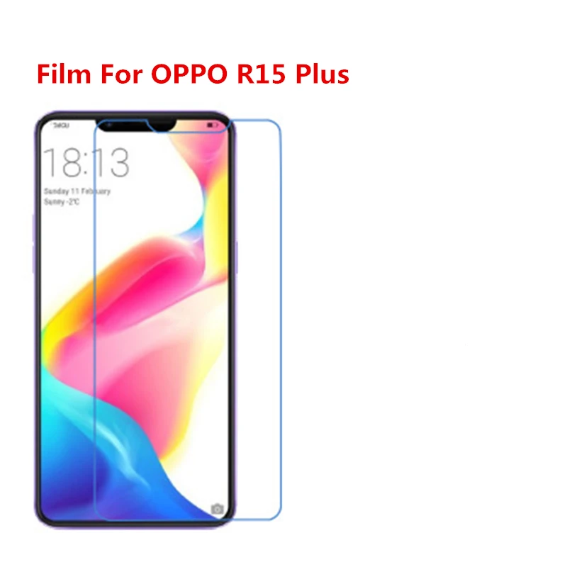 1/2/5/10 шт. ультратонкая прозрачная защитная пленка для HD ЖК-экрана с тканевой пленкой для очистки для OPPO R15 Plus.