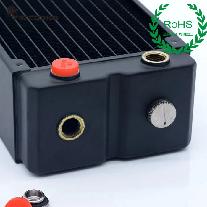 FREEZEMOD компьютер ПК Водяной радиатор медный 3 слоя 65 мм медные плавники G1/4