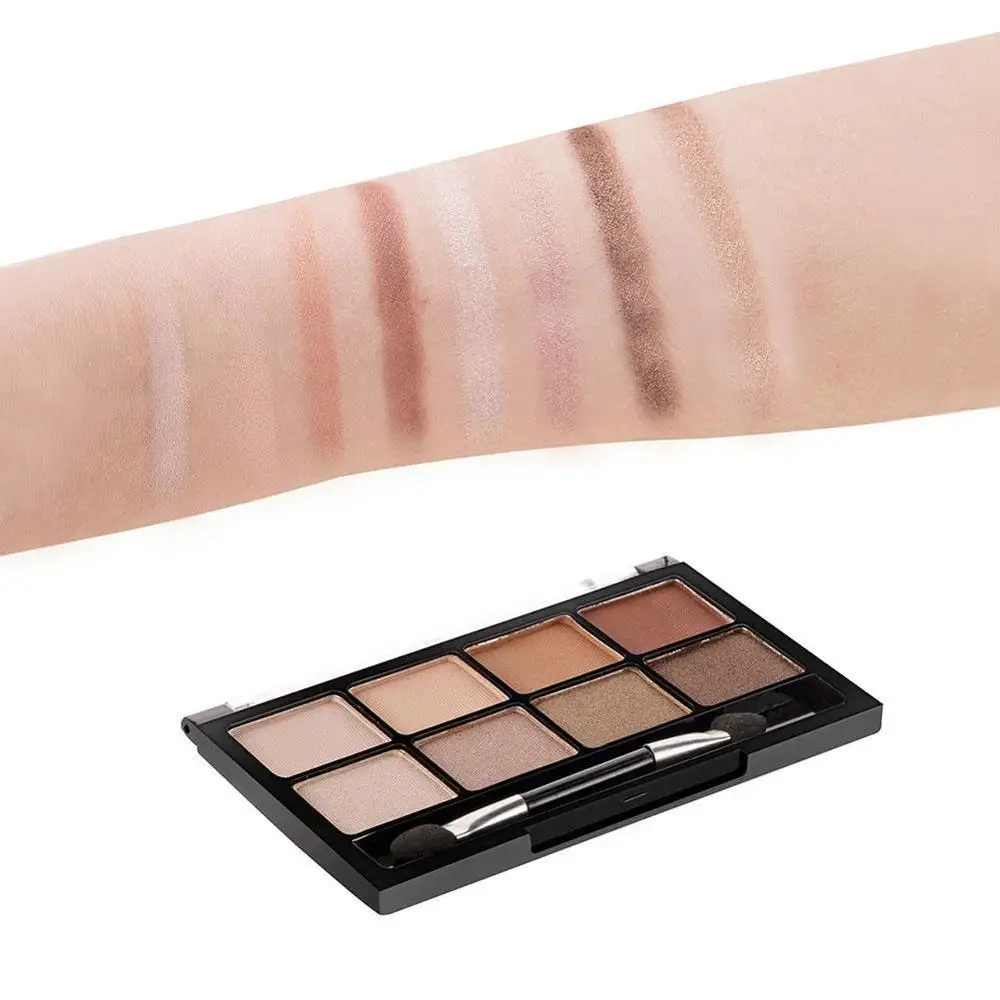 Профессиональные Тени для век Палитра Макияж 8 цветов алмазные яркие блестящие