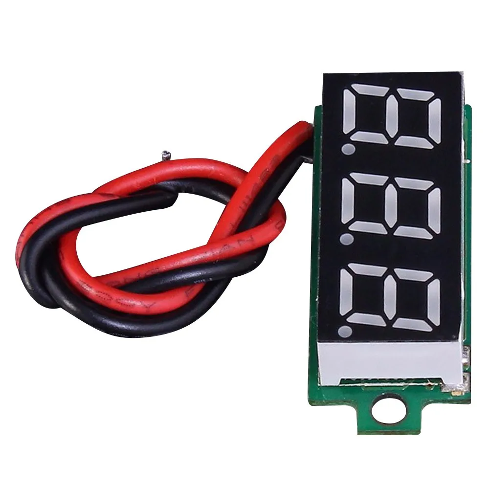 Цифровой датчик температуры IC тестер термометр 0 28 дюйма красный Мини