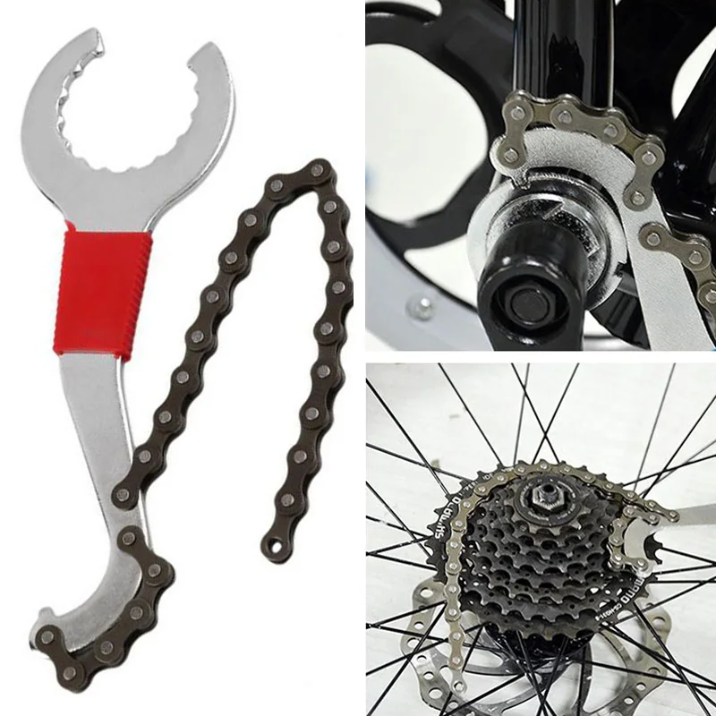

Universal New Bicycle Repair Tool Kits Bike Chain Removal Bracket Freewheel Remover Crank Puller Tools