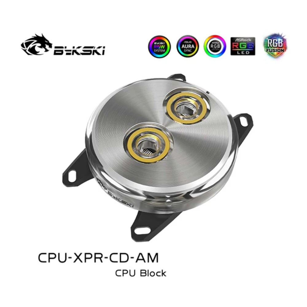 Bykski CPU Water Block Copper CD Shape Mental Cover For Ryzen7/5/3 AM4/3+/3/2+/2 FM2+/FM2/FM1 Cooler RGB MOD CPU-XPR-CD-AM | Компьютеры и