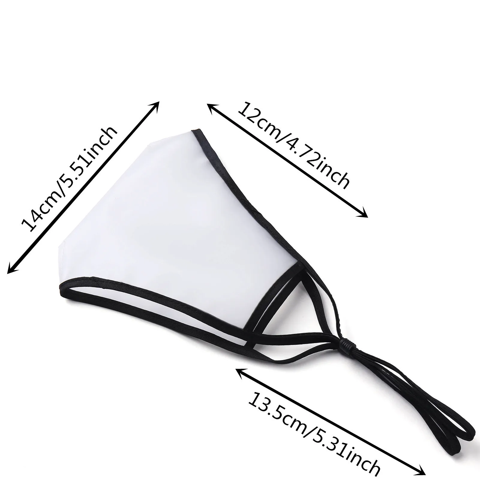 

Headband 1PC mascarilla Adult unisex Lip Language Scrub Transparent Mask Three-Dimensional Breathable