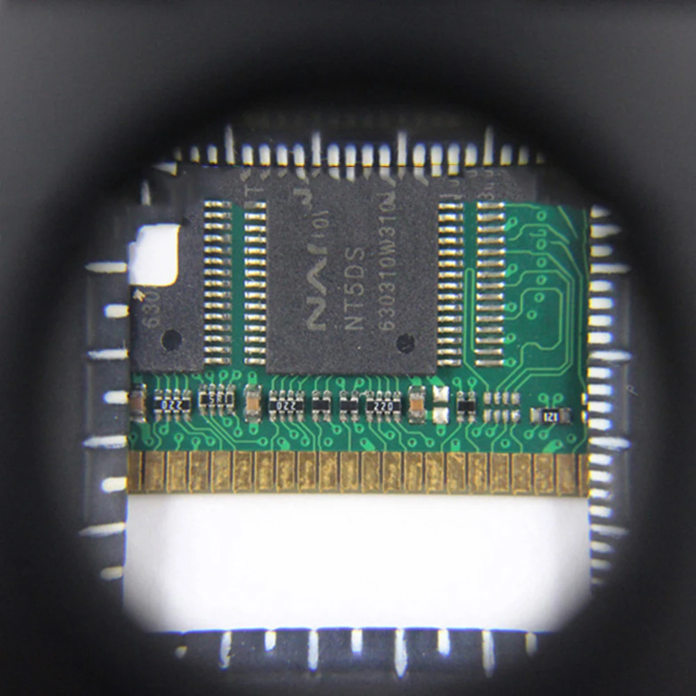 Настольная лупа 10-кратное увеличительное стекло тканевая ткань складная для