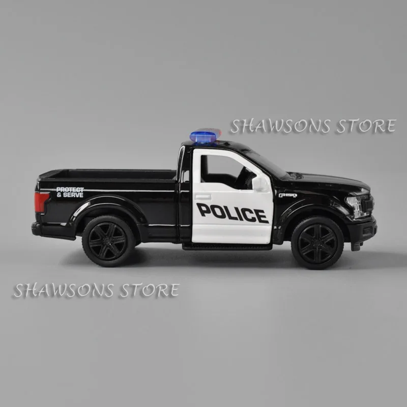 1:36 литая модель автомобиля игрушка Ford F 150 Raptor полицейский патруль пикап