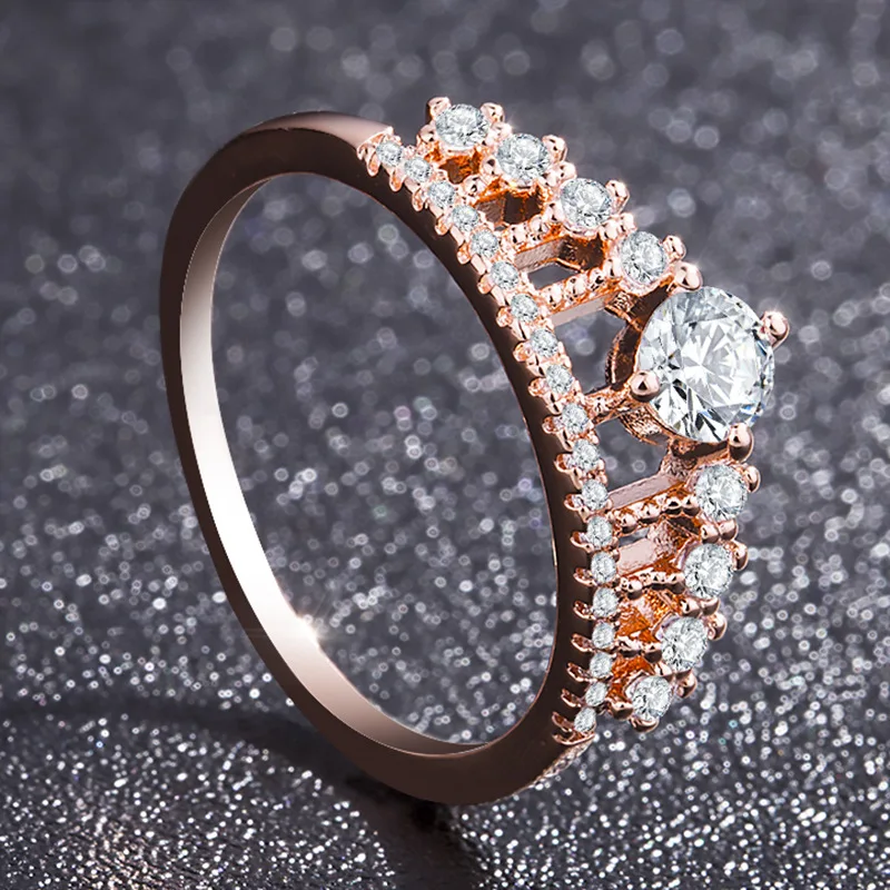 2018 корейский стиль серебряное Золото Цвет Ретро Хрустальная корона в форме