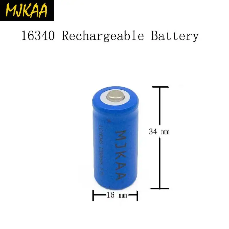 10/20 штук 16340 CR123A 3,7 V 1200 мА/ч, литий-ионный аккумулятор Перезаряжаемые батареи