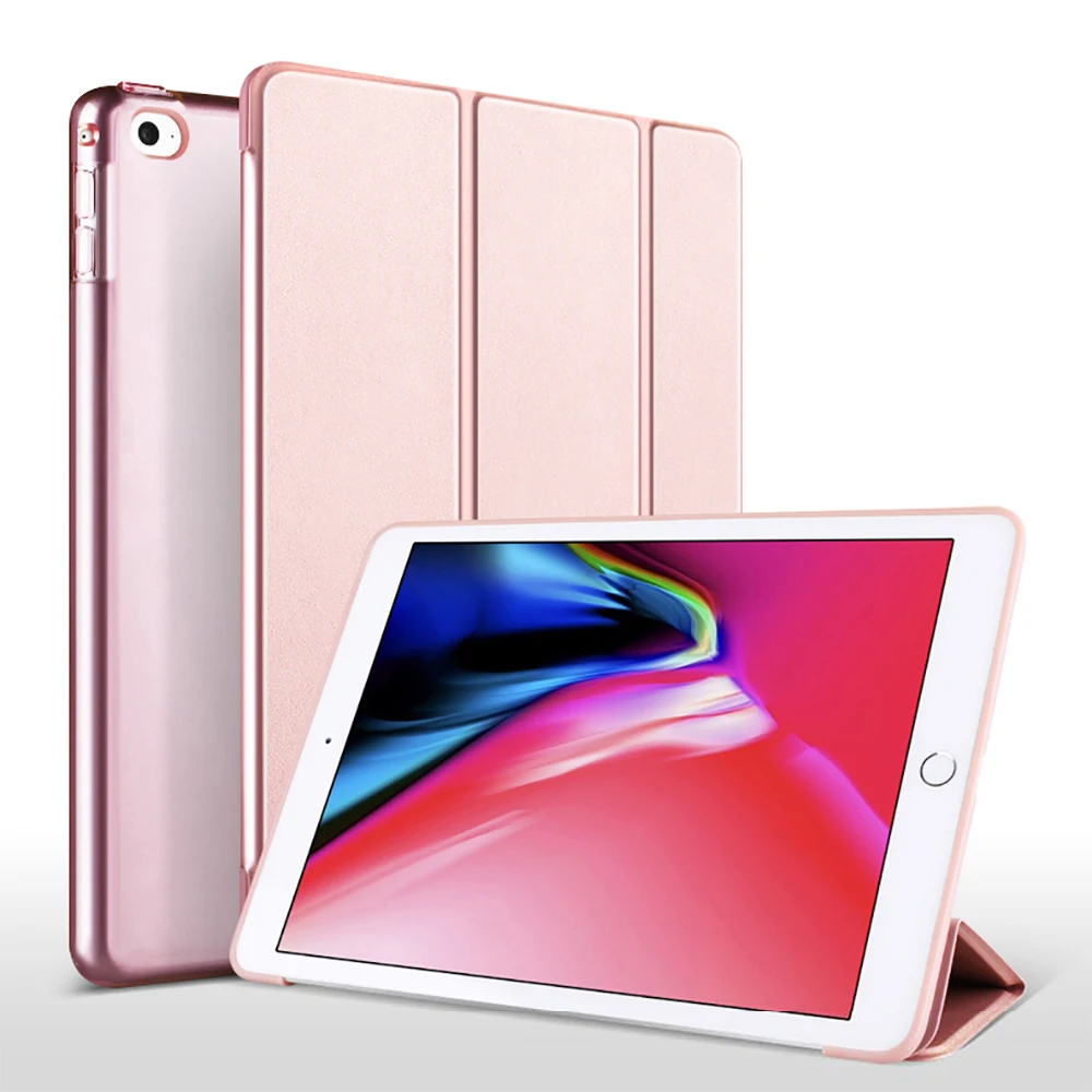 Rose Gold 9,7 дюймов, Чехол для ipad Air 2, магнитный, умный, Авто Режим сна, подставка, флип, Copue, для ipad Air 2, чехол, модель A1566, A1567, оболочка - Цвет: Rose Gold