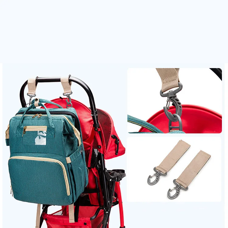 

Многофункциональный складной дорожный рюкзак для мам и малышей, вместительный с пеленальной подушкой, сумка для беременных и кормящих женщ...