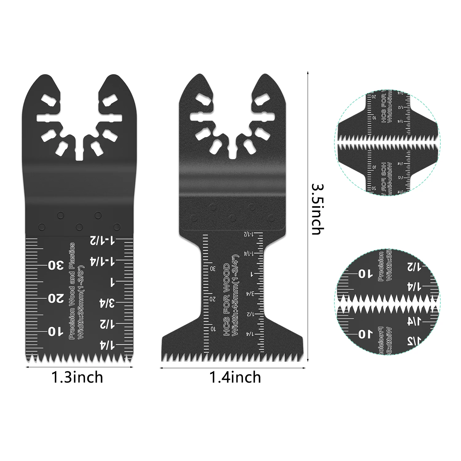 

31 Pcs Oscillating Saw Blades Wood Quick Cutting Dics Universal Multi Tool Blade for Metal Cutter Wood Power Tools Accessories