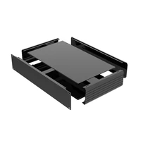 matte black box extruder aluminum alloy shell gps case enclosure for electronic devices printed