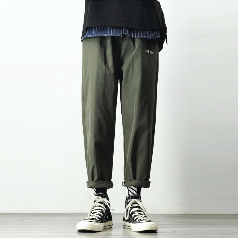 Men's Joggers Harem Pants Man Black Comfortable Pant Summer Casual Streetwear Loose Trouser Japanese Trendy Sweatpants | Мужская