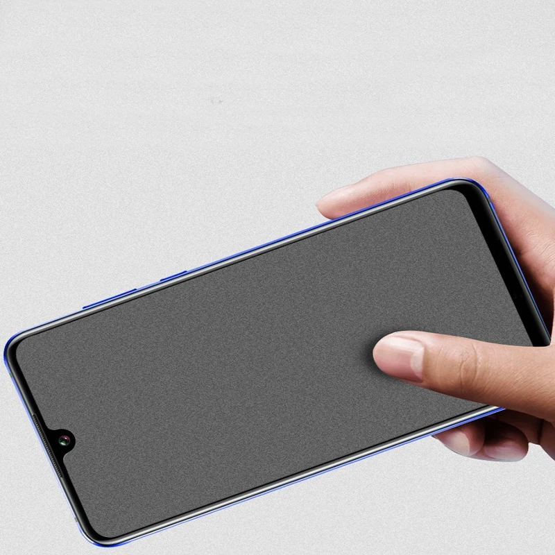 Закаленное стекло Exunton для Huawei P30 Lite Nova 4e полностью покрывающее матовое