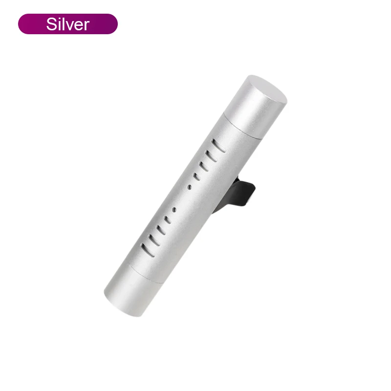 Silver with 1 Fragrn Автомобильный освежитель воздуха, автомобильный Ароматизатор для автомобиля, автомобильный Стайлинг, автомобильный освежитель воздуха для девочек и мальчиков - Название цвета: Silver with 1 Fragrn
