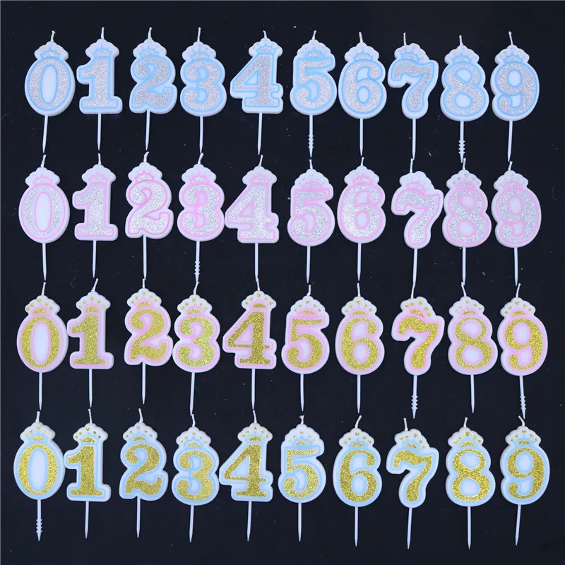 1 шт. цифровые свечи для милых детских праздников подарок на день рождения